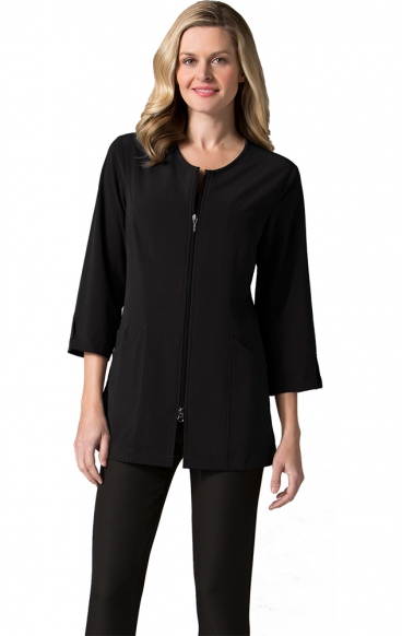 *FINAL SALE XL 8803 SMART Lab Coat by Maevn Soft Stretch 3/4&rdquo; Sleeve Lab Jacket