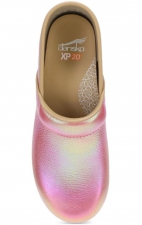 XP 2.0 Pink Iridescent Leather Slip Resistant Women's Clog by Dansko