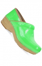 XP 2.0 Neon Green Patent Sabot Antidérapante pour Femmes par Dansko
