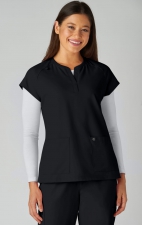 C102 Reese Split Neck Top from Cureology by koi