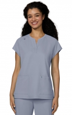 C102 Reese Split Neck Top from Cureology by koi