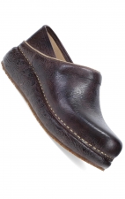 Sabot Antidérapante Platforme Pro Brown Tooled pour Femmes par Dansko