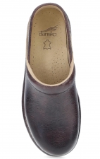 Platform Pro Brown Tooled Slip Reistant Clog for Women by Dansko 