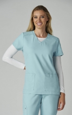 C101 Cureology Haut Cardi avec 2 Poches à Col en V par koi