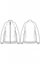 HH300F Karma Cozy 5 Pocket Warm Up Jacket by Healing Hands