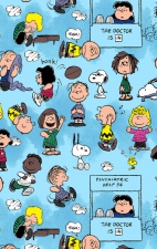 TF797 Tooniforms Tuckable Print Top with Chest Pocket by Cherokee - Goodness and Grief