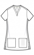 HH751 Quest Haut à Col en Y avec 3 Poches par Healing Hands