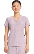 HH751 Quest 3 Pocket Y-Neck Scrub Top by Healing Hands