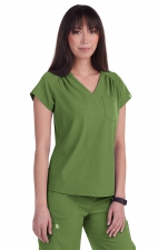 1118 Planet koi Kailani Contemporary Chest Pocket Top