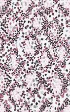 HH910 Healing Hands Amanda Haut Imprimer à Col en V avec Ruban Grosgrain - Abstract Python