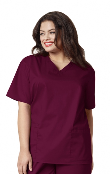 101 WORK Classic V-Neck Scrub Top by WINK