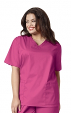 101 Women’s WonderWORK Classic Fit and True-Plus Fit V-neck Scrub Top