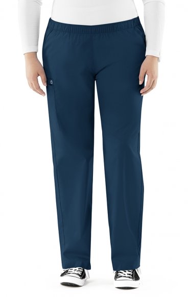 501P Petite WORK Elastic Waist Cargo Scrub Pants by WINK