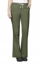 502 WonderWORK Women’s Flare Leg Drawstring Scrub Pant - Inseam: Regular 31"
