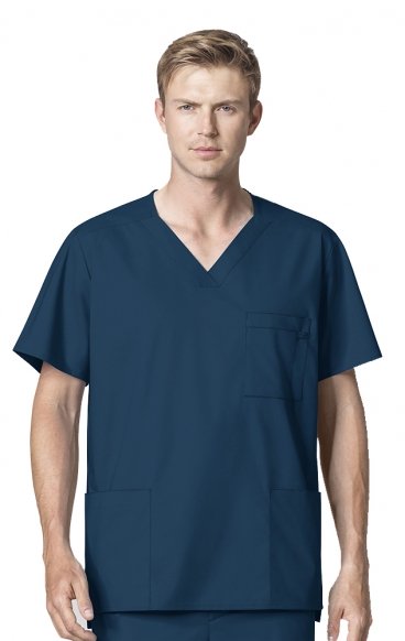 103 WonderWORK Men’s V-Neck Scrub Top 103 WonderWORK Men’s V-Neck Scrub Top