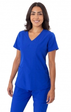 18-1064 Haut d’uniform Greentown avec étirement à quatre-sens et encolure Sweetheart