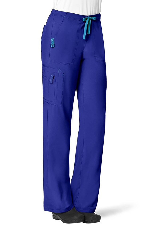 Buy Carhartt Rockwall Women's Cargo Scrub Pant, Teal Blue, X-Small at