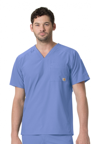 C15106 Carhartt Liberty Men's Slim Fit V-Neck Scrub Top C15106 Carhartt Liberty Men's Slim Fit V-Neck Scrub Top