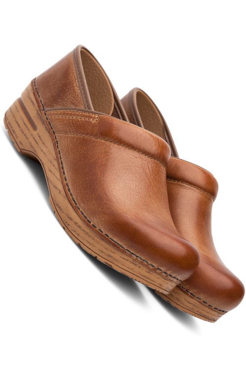 Download Honey Distressed Leather Clog by Dansko Professional ...
