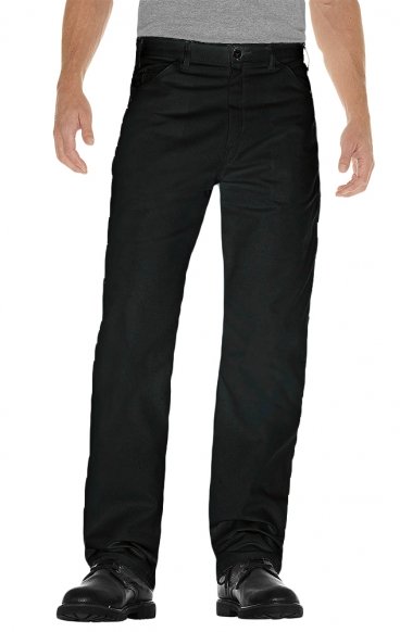 *FINAL SALE BLACK 34P MOBB Flat Front Pant