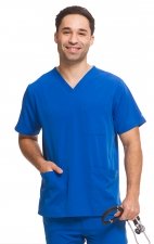 2590 HH Works by Healing Hands Men's Matthew V-Neck Scrub Top