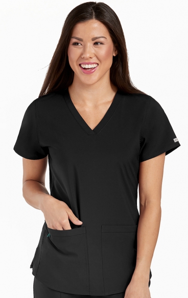 8579 Med Couture Energy Stretch RACERBACK SHIRTTAIL TOP 8579 Med Couture Energy Stretch RACERBACK SHIRTTAIL TOP