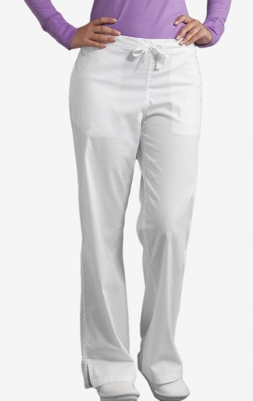 *FINAL SALE WHITE/WHITE 8705 Med Couture Signature EZ Flex Scrub Pant