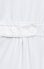 8617 Med Couture blouse laboratoire ceinturé 33" de longueur 