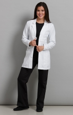 8617 Med Couture Belted Lab Coat 33" Length