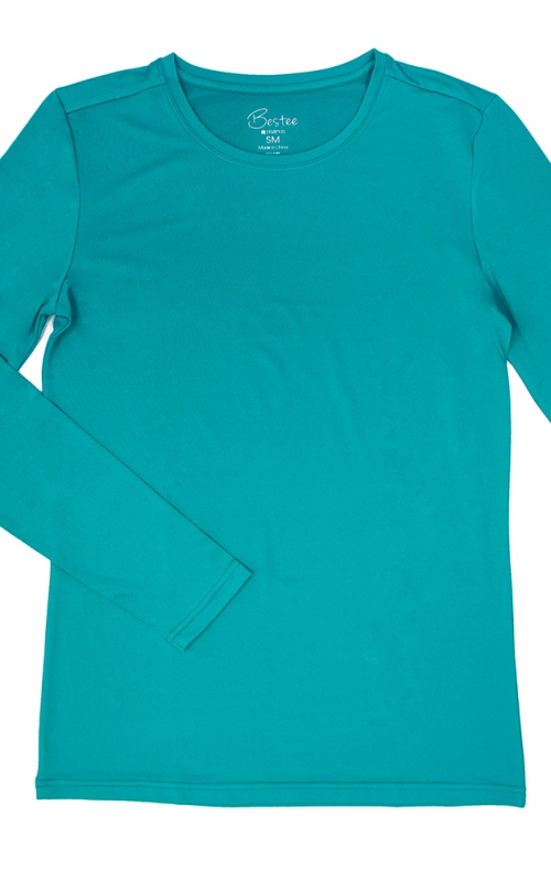 Maevn Uniforms Women's Long Sleeve Antimicrobial Solid Underscrub T-Shirt 