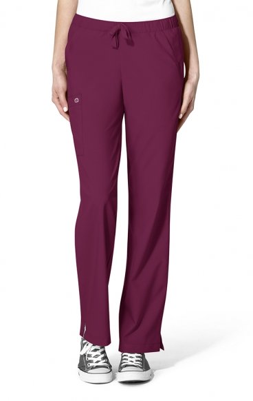 5255P Petite W123 Drawstring Waist Cargo Pants by WINK