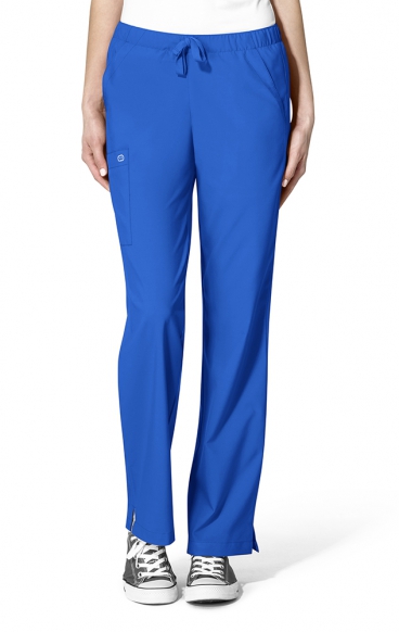 5155T Grand W123 de WonderWink Pantalon double cargo à devant plat pour femmes - Entrejambe 33po 5155T Grand W123 de WonderWink Pantalon double cargo à devant plat pour femmes - Entrejambe 33po