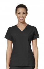 6455 W123 de Wonderwink - Haut asymétrique pour femme
