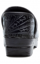 The Professional by Dansko (Women's) - Black Tooled Leather