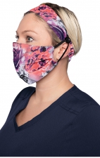 A162 koi Fashion Mask + Headband Set - Rose Frost