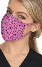 BA157 koi Scrub Face Mask - Ditsy Floral Light Orchid