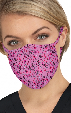 BA157 koi Scrub Face Mask - Ditsy Floral Light Orchid