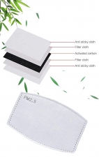 PM2.5 - 10-PACK - Activated Carbon Five Layers Replaceable Filter