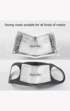 10-PACK - Filtre remplaçable à cinq couches de charbon actif PM2.5