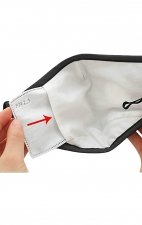 10-PACK - Filtre remplaçable à cinq couches de charbon actif PM2.5