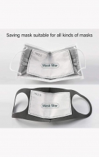 A162 koi Fashion Cloth Mask + Headband Set - Stained Glass Butterfly