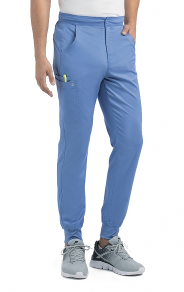 8501 Matrix Pantalon Jogger pour Hommes à Taille Moitié Élastique par Maevn