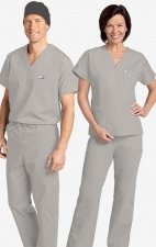 *FINAL SALE 306/306 GREY MOBB Classic Scrub Set - Two Piece (Top & Pant)