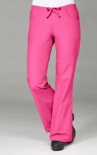 9026 Maevn CORE - Pantalon évasé avec cordon et demi élastique au dos - Hot Pink