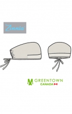 GTCP Zinnia Stretch Scrub Caps - Impression: Butterfly Floral Stamp