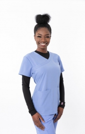 *FINAL SALE 1203 Crossover 4Flex Stretch Top by Greentown