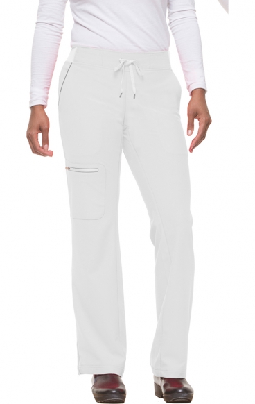 *VENTE FINALE WHITE 9151P Petite Healing Hands HH360 Pantalon Nisha avec cordon de serrage - Entrejambe: Petite 28.5po