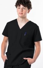 1000 Greentown Unisex Classix Three Pocket Scrub Top (Men's View)