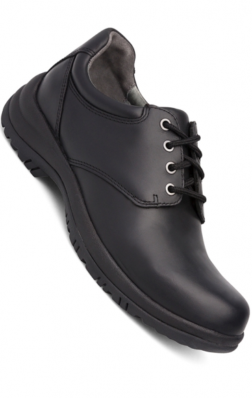 *VENTE FINALE Walker par Dansko à Lacets en Cuir Lisse Noir