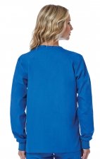 8716 Red Panda Veste Snap à Col Rond Unisex ( Vue de Femme)